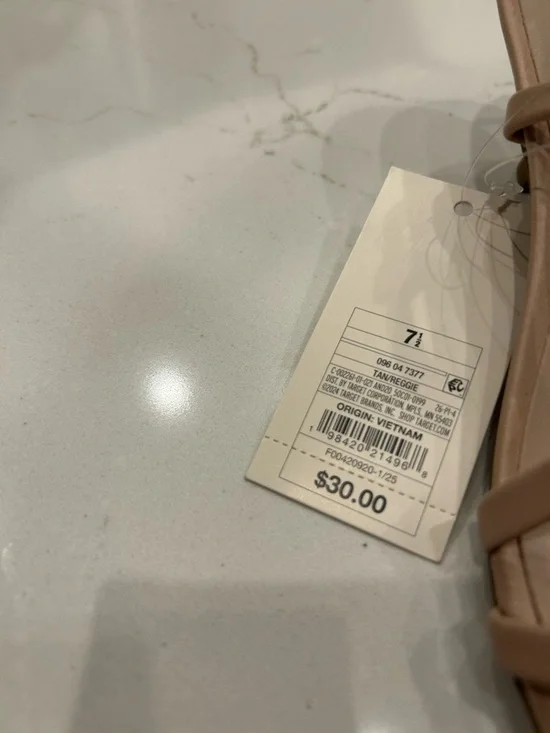 a new day Nude Strappy Toe-Loop Slingback Sandals - Picture 3 of 7